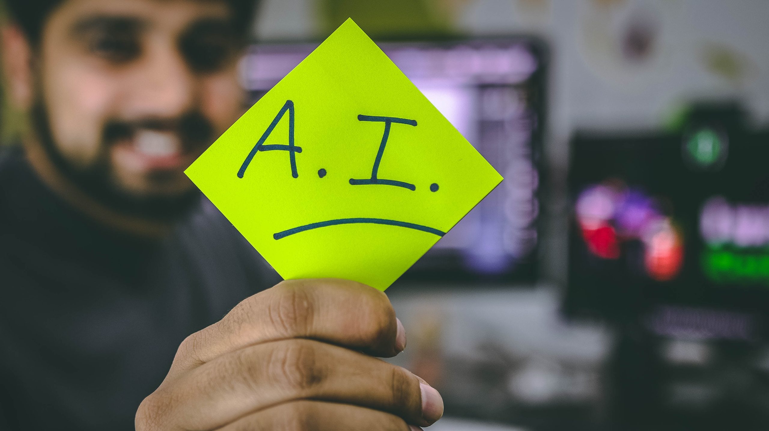 ai machine post-it